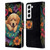 JK Stewart Graphics Golden Retriever In Hammock Leather Book Wallet Case Cover For Samsung Galaxy S22 5G