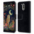 JK Stewart Key Art Owl Crescent Moon Night Garden Leather Book Wallet Case Cover For Motorola Moto G41