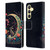 JK Stewart Key Art Rabbit On Crescent Moon Leather Book Wallet Case Cover For Samsung Galaxy S24 5G