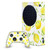 Katerina Kirilova Patterns Lemons Game Console Wrap and Game Controller Skin Bundle for Microsoft Series S Console & Controller