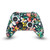 Ninola Assorted Colourful Petals Green Game Console Wrap and Game Controller Skin Bundle for Microsoft Series S Console & Controller