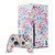 Ninola Art Mix Colorful Petals Spring Game Console Wrap and Game Controller Skin Bundle for Microsoft Series X Console & Controller