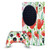 Ninola Art Mix Red Flower Game Console Wrap and Game Controller Skin Bundle for Microsoft Series S Console & Controller