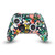 Ninola Assorted Colourful Petals Green Game Console Wrap and Game Controller Skin Bundle for Microsoft Series X Console & Controller