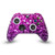 PLdesign Art Mix Purple Pink Game Console Wrap and Game Controller Skin Bundle for Microsoft Series S Console & Controller