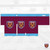 West Ham United FC Art 1895 Claret Crest Game Console Wrap and Game Controller Skin Bundle for Microsoft Series X Console & Controller