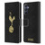 Tottenham Hotspur F.C. Badge Black And Gold Leather Book Wallet Case Cover For Samsung Galaxy A15