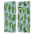 Andrea Lauren Design Plant Pattern Happy Cactus Leather Book Wallet Case Cover For Samsung Galaxy A54 5G