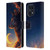 Jonas "JoJoesArt" Jödicke Wildlife 2 Golden Moon Leather Book Wallet Case Cover For OPPO Find X5 Pro