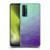 PLdesign Geometric Purple Green Ombre Soft Gel Case for Huawei P Smart (2021)