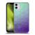 PLdesign Geometric Purple Green Ombre Soft Gel Case for Apple iPhone 11