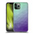PLdesign Geometric Purple Green Ombre Soft Gel Case for Apple iPhone 11 Pro