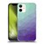 PLdesign Geometric Purple Green Ombre Soft Gel Case for Apple iPhone 12 Mini