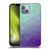 PLdesign Geometric Purple Green Ombre Soft Gel Case for Apple iPhone 14
