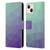 PLdesign Geometric Purple Green Ombre Leather Book Wallet Case Cover For Apple iPhone 13