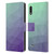 PLdesign Geometric Purple Green Ombre Leather Book Wallet Case Cover For LG K22