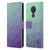 PLdesign Geometric Purple Green Ombre Leather Book Wallet Case Cover For Nokia C21