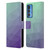 PLdesign Geometric Purple Green Ombre Leather Book Wallet Case Cover For Motorola Edge 20 Pro