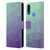 PLdesign Geometric Purple Green Ombre Leather Book Wallet Case Cover For Motorola Moto E7 Power / Moto E7i Power