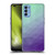 PLdesign Geometric Purple Green Ombre Soft Gel Case for OPPO Reno 4 5G
