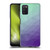 PLdesign Geometric Purple Green Ombre Soft Gel Case for Samsung Galaxy A03s (2021)