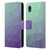 PLdesign Geometric Purple Green Ombre Leather Book Wallet Case Cover For Samsung Galaxy A01 Core (2020)