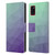 PLdesign Geometric Purple Green Ombre Leather Book Wallet Case Cover For Samsung Galaxy A31 (2020)
