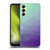 PLdesign Geometric Purple Green Ombre Soft Gel Case for Samsung Galaxy A14 5G