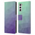 PLdesign Geometric Purple Green Ombre Leather Book Wallet Case Cover For Samsung Galaxy S21+ 5G