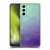 PLdesign Geometric Purple Green Ombre Soft Gel Case for Samsung Galaxy S21 5G