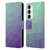 PLdesign Geometric Purple Green Ombre Leather Book Wallet Case Cover For Samsung Galaxy S23 5G