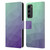 PLdesign Geometric Purple Green Ombre Leather Book Wallet Case Cover For Samsung Galaxy S23+ 5G