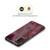 LebensArt Mineral Marble Red Soft Gel Case for Samsung Galaxy S22 5G