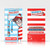 Where's Waldo? Graphics Stripes Blue Soft Gel Case for OPPO Reno8 4G