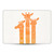 Cat Coquillette Animals Orange Ombre Giraffes Vinyl Sticker Skin Decal Cover for Apple MacBook Pro 13.3" A1708