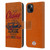 Busted Knuckle Garage Graphics Classic Leather Book Wallet Case Cover For Apple iPhone 15 Plus