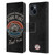 Busted Knuckle Garage Graphics Spark Plugs Leather Book Wallet Case Cover For Apple iPhone 15
