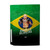 UFC Charles Oliveira Brazil Flag Vinyl Sticker Skin Decal Cover for Sony PS5 Disc Edition Console