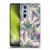Anis Illustration Floral And Leaves Magnolias Paint Purple Soft Gel Case for Motorola Edge X30
