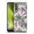 Anis Illustration Floral And Leaves Magnolias Paint Purple Soft Gel Case for Motorola Moto G60 / Moto G40 Fusion