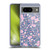 Anis Illustration Floral Pattern Romantic Blue Pink Soft Gel Case for Google Pixel 8