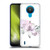 Anis Illustration Floral Pattern Lilium Flower Soft Gel Case for Nokia 1.4