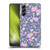 Anis Illustration Floral Pattern Romantic Blue Pink Soft Gel Case for Samsung Galaxy S21 FE 5G