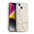 Anis Illustration Mix Pattern Romantic Neutrals Soft Gel Case for Apple iPhone 14 Plus & MagSafe