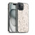 Anis Illustration Mix Pattern Tiny Leaves Beige Soft Gel Case for Apple iPhone 15 & MagSafe