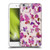Anis Illustration Mix Pattern Soft Feminine Pink Flowers Soft Gel Case for Apple iPhone 6 Plus / iPhone 6s Plus