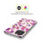 Anis Illustration Mix Pattern Soft Feminine Pink Flowers Soft Gel Case for Apple iPhone XR
