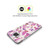 Anis Illustration Mix Pattern Soft Feminine Pink Flowers Soft Gel Case for Motorola Moto G50