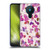 Anis Illustration Mix Pattern Soft Feminine Pink Flowers Soft Gel Case for Nokia 5.3