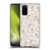 Anis Illustration Mix Pattern Tiny Leaves Beige Soft Gel Case for Samsung Galaxy S20 / S20 5G